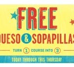 Free Queso & Sopapillas at On the Border