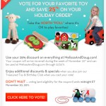 Take the North "Poll" and Save 25% at MelissaAndDoug.com
