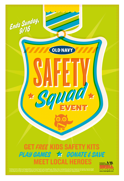 Free Kids Safety Kits from Old Navy