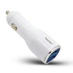 67% off PowerGen Dual USB 2A 10w (fast) Heavy Duty Ouput Car Charger – White