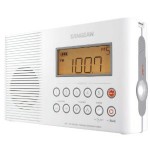 37% off Sangean H201 AM/FM Digital Shower Radio