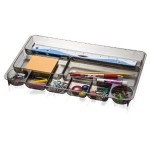 70% off Officemate 9 Compartment Drawer Tray, Smoke (21301)