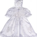 68% off Exquisite All Satin & Lace Christening Baptism Gown (Dress, Cape & Bonnet)