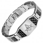 36% off Masonic Man New Mens Titanium Masonic Bracelet