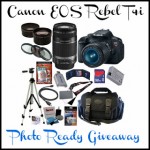 Canon EOS REBEL T4i Giveaway Event