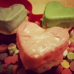 Conversation Heart Cupcakes