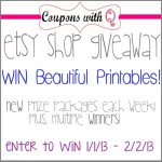 Coupons with Q Printables Giveaway Week 2