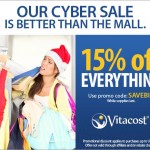 CYBER SALE: 15% off Everything at Vitacost ENDS 11/26