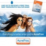 Free sample of AcneFree Therapeutic Sulfur Mask