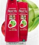 Free sample of Garnier Fructis® Color Shield Shampoo and Conditioner