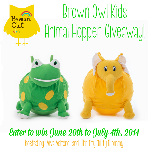 Brown Owl Kids Animal Hopper Giveaway 