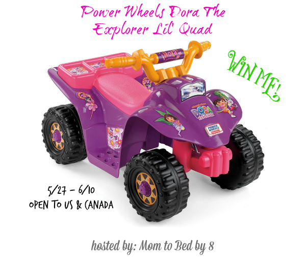 Dora Power Wheels Giveaway