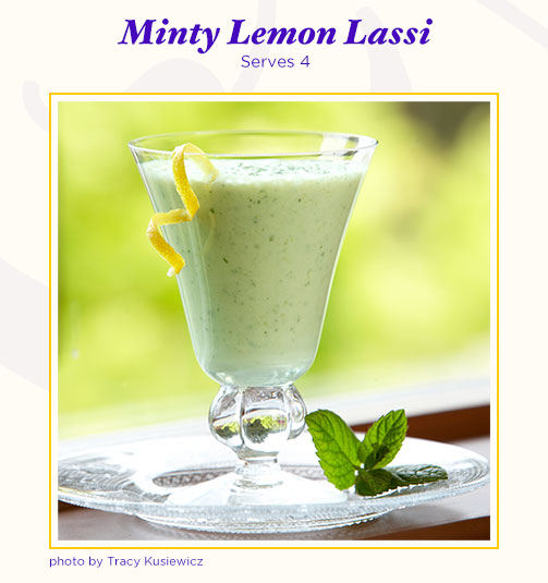 Minty Lemon Lassi Recipe