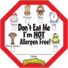 Allergen free label