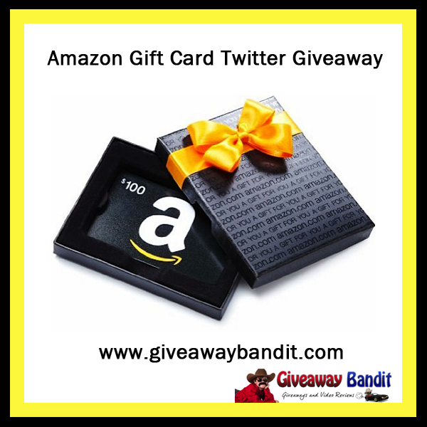 Amazon Gift Card Twitter Giveaway
