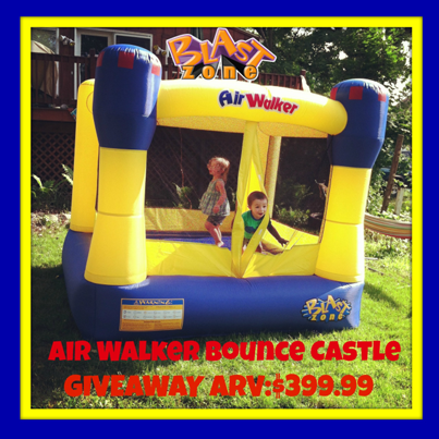 Blast Zone Air Walker Bounce Castle Giveaway Event