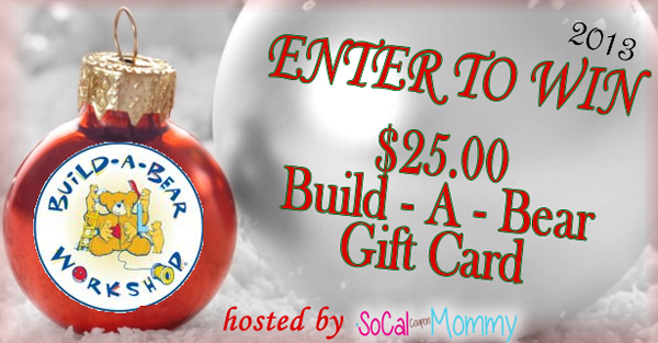 Build-A-Bear Gift Card Giveaway 