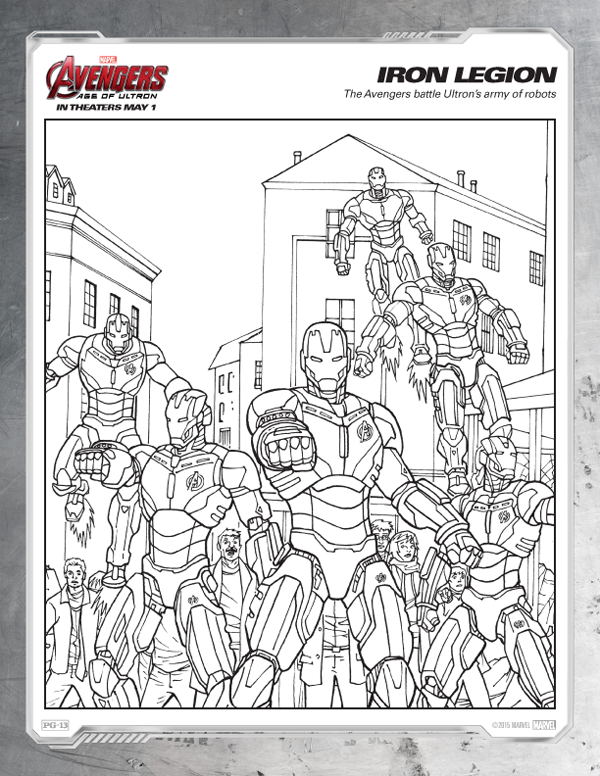 Marvel Printable Coloring Pages