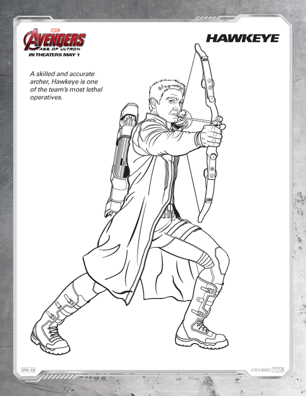 Marvel Printable Coloring Pages