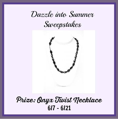 Medu Jewelry Onyx Twist Necklace Giveaway