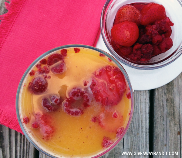 Fruit Infused Mimosa Recipe