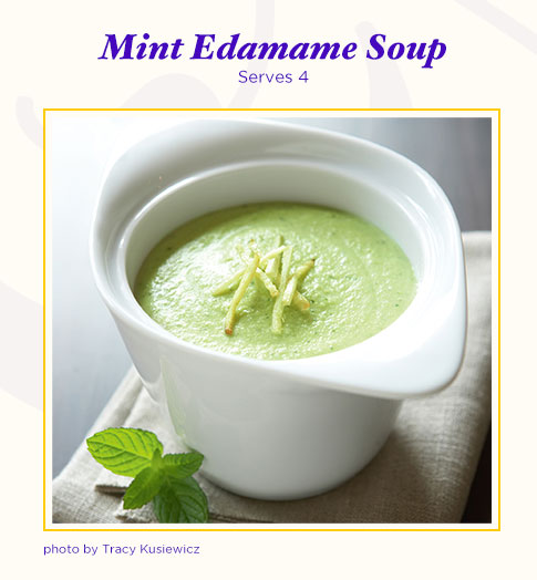 Mint Edame Soup