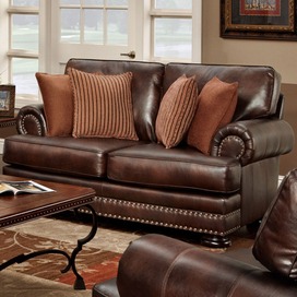 Cowboy Couture Chesterfield Loveseat