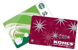 WIN a $10 Kohls Gift Card and a $5 Starbucks Gift Card Giveaway