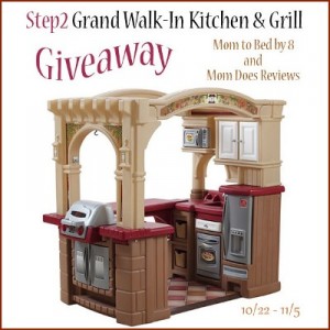 Step2 Grand Walk-In Kitchen & Grill Giveaway