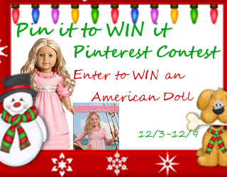 American Girl Doll Pin to Win Contest
