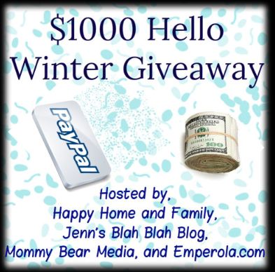 Hello Winter $1000 Cash Giveaway