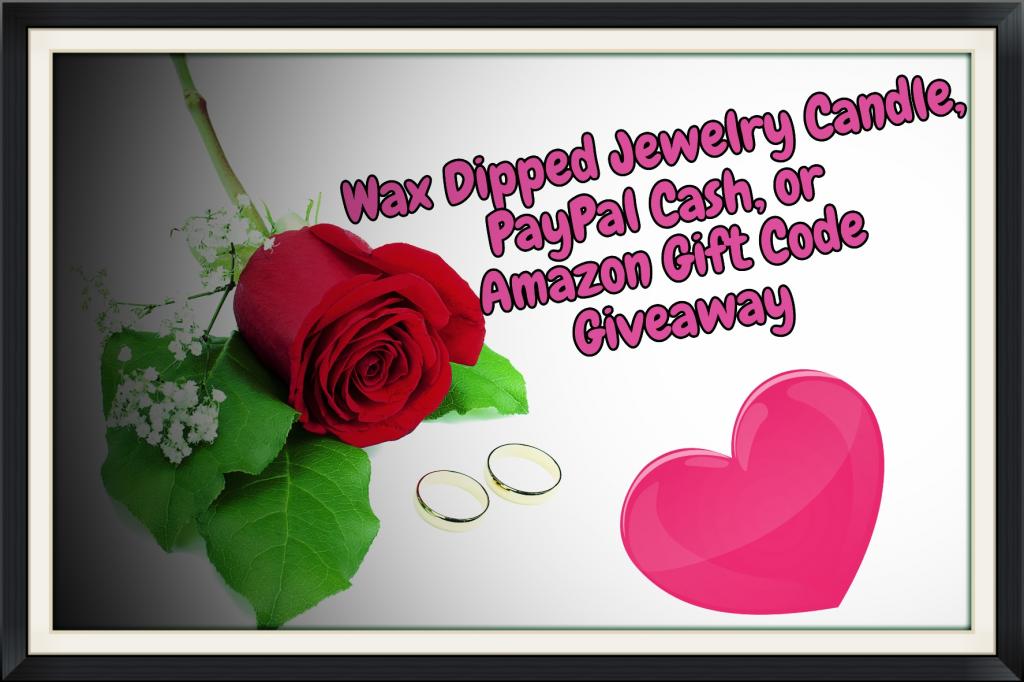 Valentine's Day Jewelry Wax Dipped Roses Giveaway