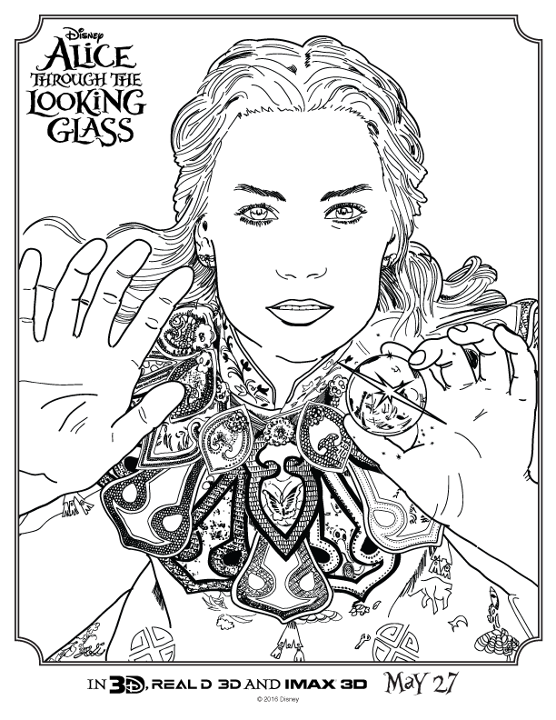 Alice Coloring Page