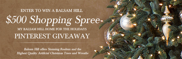 Balsam Hill Shopping Spree Giveaway