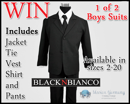 boys suit giveaway